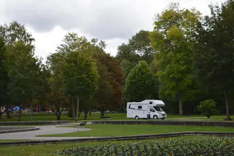 Wohnmobilstellplatz an der Siebentäler Therme