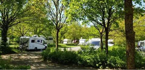 Wohnmobilplatz am Speicherbecken