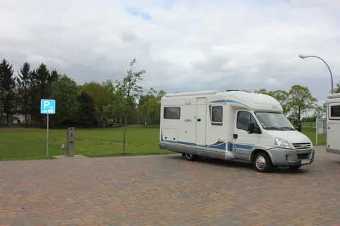 Wohnmobilstellplatz in Laar an der alten Mühle