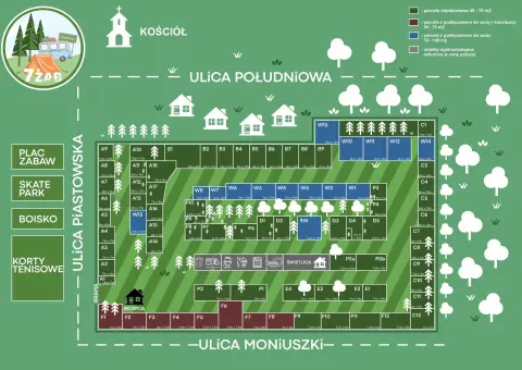 Pole namiotowe 7 Żab