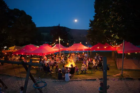Stellplatz Teichmann (vor der Schranke)