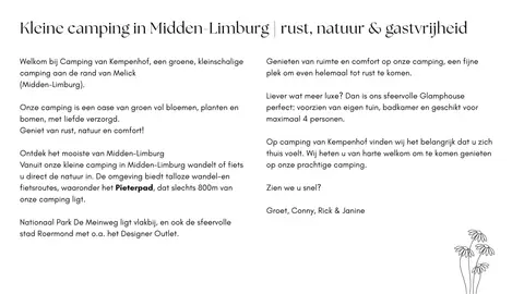 Camping van Kempenhof
