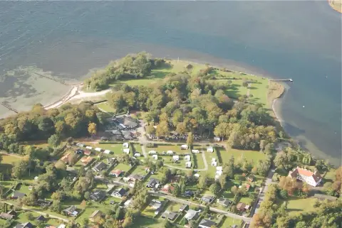 Nysted Strand Camping uden for bom