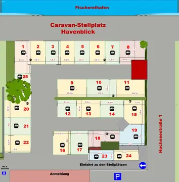 Caravan-Stellplatz Havenblick