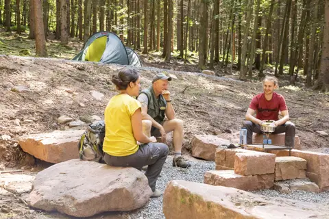 Trekking-Camp "Zapfenglück"