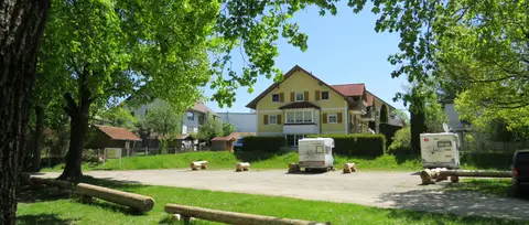 Parkplatz am Wellenfreibad Peiting