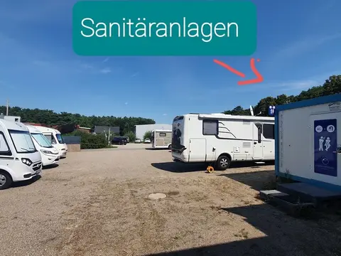 Stellplatz zwischen den Seen