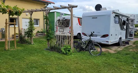 Stellplatz im Weingut Groß