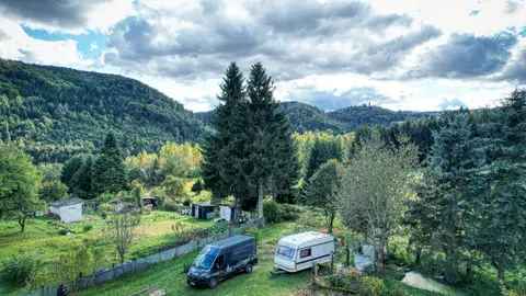 naturnaher Übernachtungsplatz Geopfad Pinsenberg Krölpa