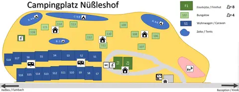 Campingplatz Nüßleshof Stellplatze