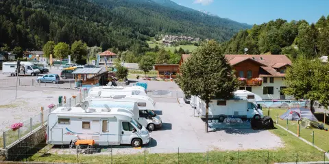 Area sosta camper Caldes