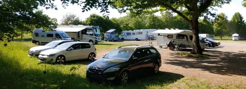 Caravaning am Elsterstausee