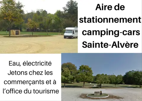 Aire de stationnement de Sainte-Alvère