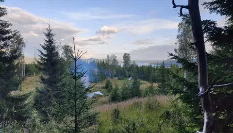 Camp der Wildnisschule Waldschrat