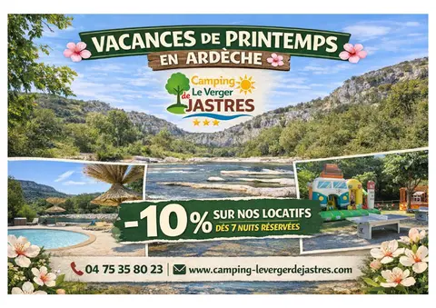 Camping le Verger de Jastres