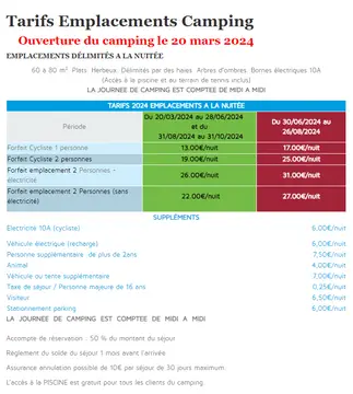 Camping Le lavandin