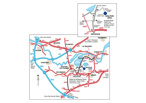 Walton-on-Thames Camping and Caravanning Club Site