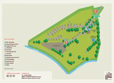 Walton-on-Thames Camping and Caravanning Club Site