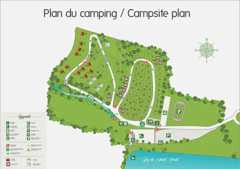 Camping du lac de Saint Point