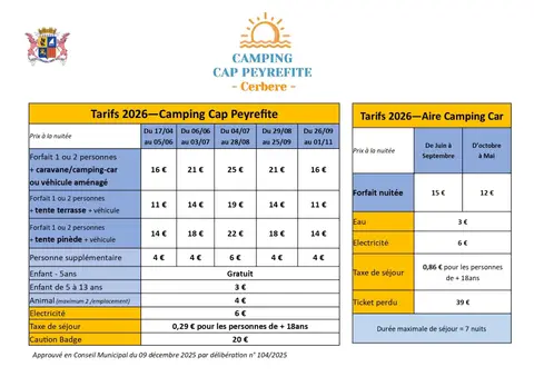Camping Municipal de Cerbère Cap Peyrefite
