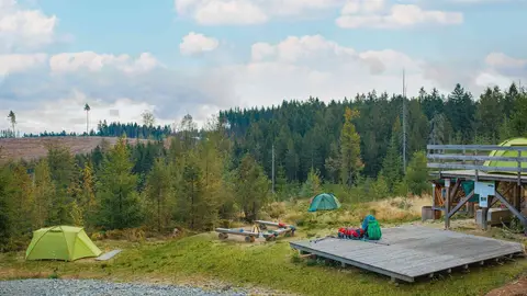 Trekkingplatz FRANKENWALD Kobach