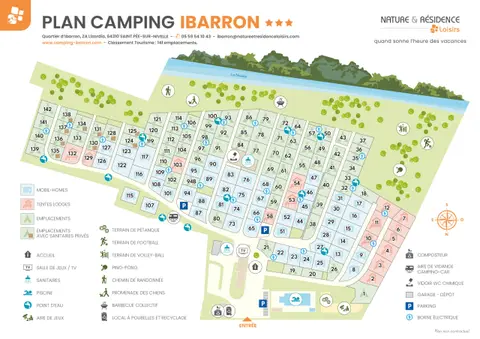 Camping 3 étoiles Ibarron - Pays Basque