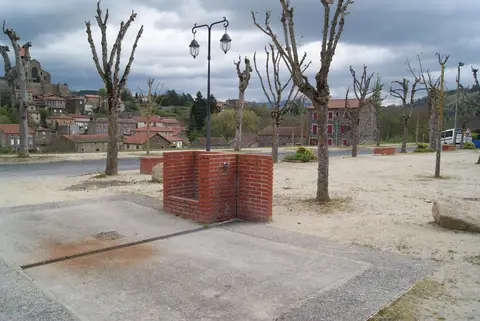 L’accueil des Camping-cars Chanteuges