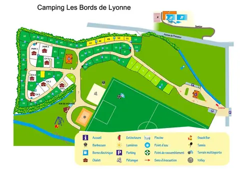 Camping les Bords de Lyonne