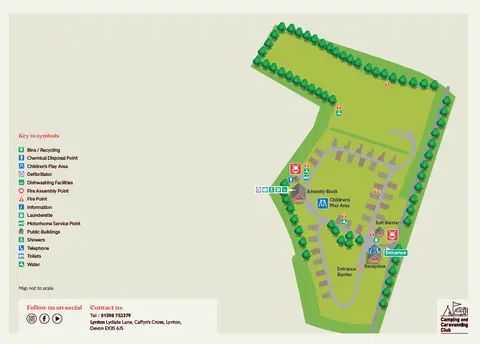 The Camping & Caravanning Club Lynton.