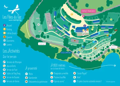 Camping Les Fées du lac