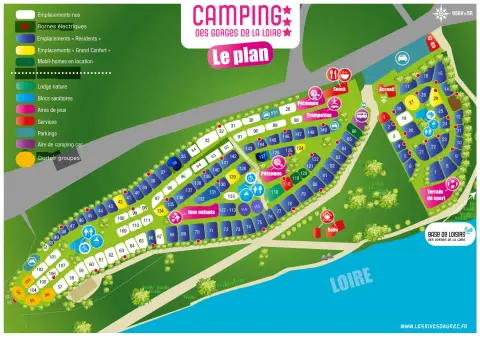 Camping des Gorges de la Loire