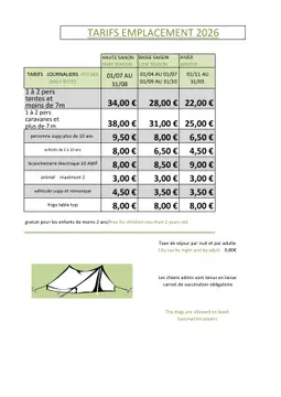 Camping la Paoute