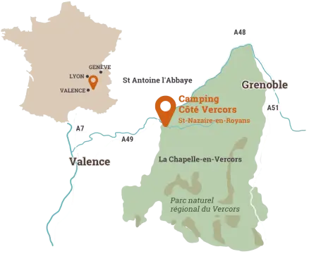 Camping Côté Vercors