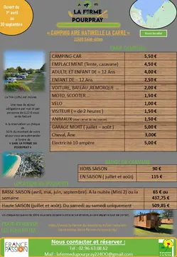 Camping du Pourpray