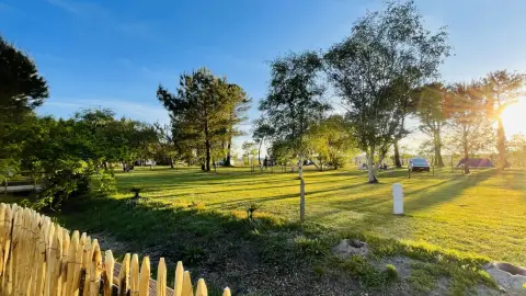 Aire naturelle de camping Les grands chênes et les ajoncs