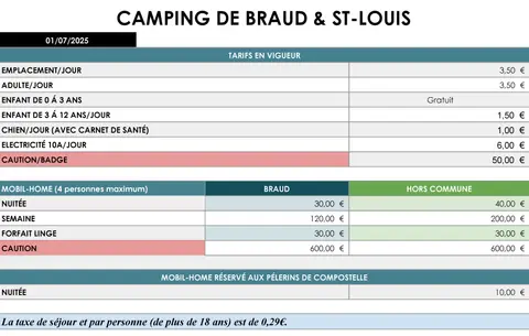 Camping municipal de Braud et Saint-Louis