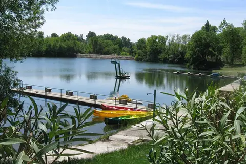 Camping de l'île Blanc