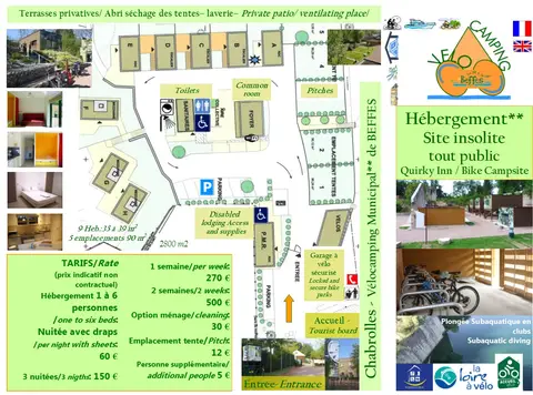 Vélocamping de Beffes