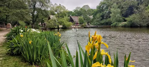 Aire d’accueil au Parc du Radôme