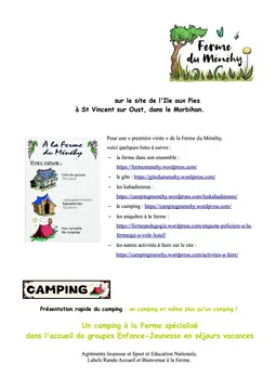 Aire naturelle de camping du Ménéhy