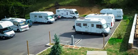 Aire d'accueil de camping car de Roubion