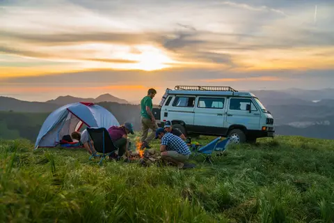 Aire d'accueil de camping car de Roubion