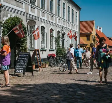Autocamperpladsen ved Skjoldnæs Fyr