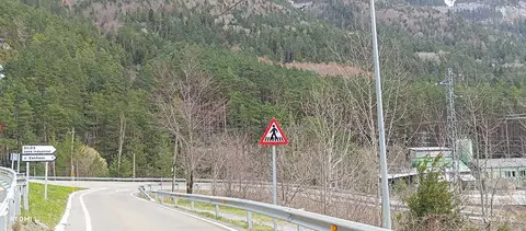 Aparcamiento autocaravanas de Canfranc