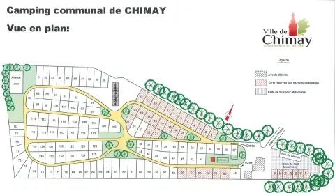 Camping communal de Chimay Aire de Mobilhome
