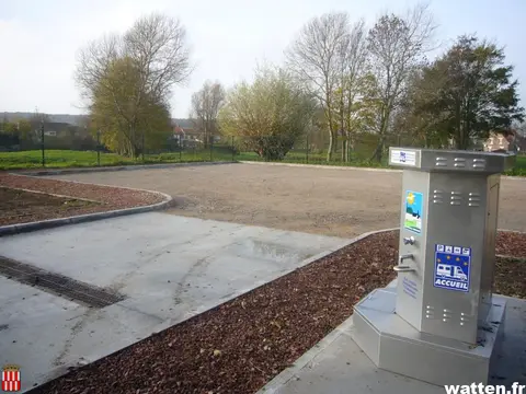 Aire camping-cars de Watten
