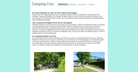 Camping Cusy