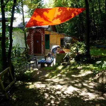Camp by Tent Sarajevo - Bicycle Camping