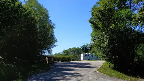L’area per la sosta dei camper a Corinaldo