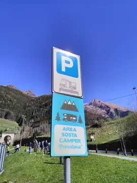 Area sosta camper Presolana